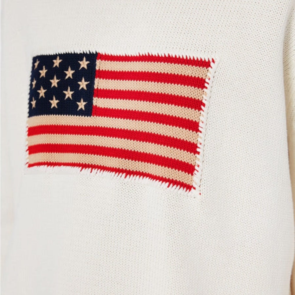 Tuckernuck roll neck White Flag Sweater - Picture 4 of 4